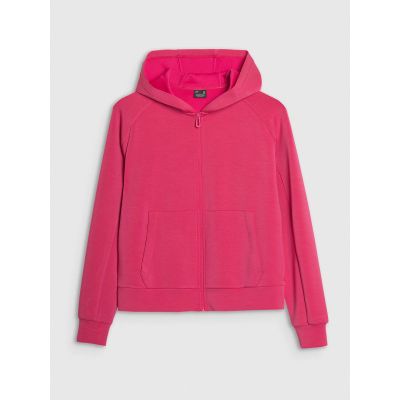 6. Damen-Sweatshirt mit Reißverschluss und Modal 4F 4FWSS25TSWSF1577-54S
