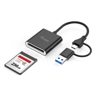 2. Equip 245461 USB 3.2 Gen 2 (3.1 Gen 2) Typ-C Kartenleser Schwarz