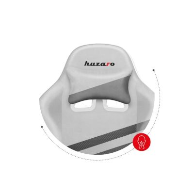 16. Huzaro Force 4.4 Grauer Mesh-Gaming-Stuhl