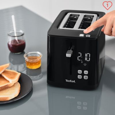 12. Tefal TT6408 Toaster 2 Scheiben Schwarz 850 W