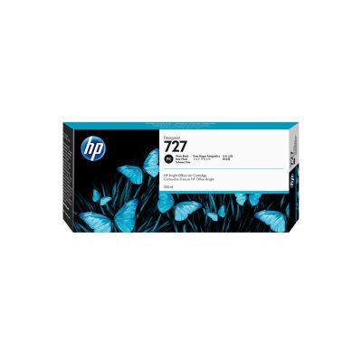 HP 727 DesignJet Schwarze Fototintenpatrone 300 ml