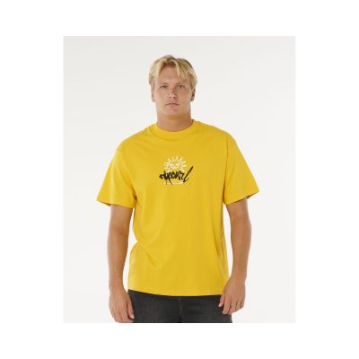 RIP CURL Inner Visions Rotten Sun Tee Gelb