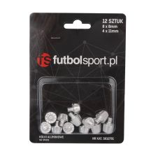 Fußballsport-Aluminiumstollen 8x8 mm + 4x11 mm