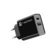 8. NATEC RIBERA USB-A + USB-C 20W POWER DELIVERY LADEGERÄT SCHWARZ NUC-2062