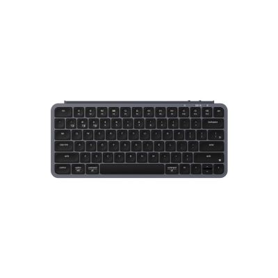 Keychron B1P-K1 Tastatur für Zuhause/Büro, USB + Funk + Bluetooth, Grau