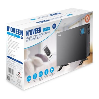 6. NOVEEN CH7100 LCD Smart Konvektorheizung, schwarz