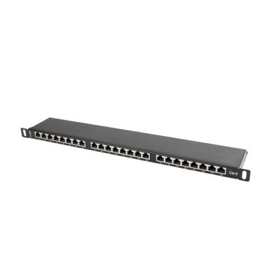 7. Lanberg Patchpanel PPS6-0024-B (0.5U; Kat. 6)