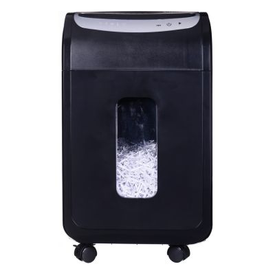 7. Activejet ASH-2502C Aktenvernichter, P-4, 28 l, 4 x 40 mm Schnipsel, 25 Blatt, schwarz