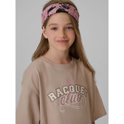 4. Oversized T-Shirt mit Aufdruck für Mädchen 4F 4FJRAW26TTSHF4242-83S