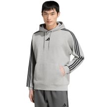 adidas Essentials Herren-Hoodie mit 3 Streifen aus French Terry, Grau, KY4202
