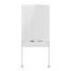 4. ERGO OFFICE Mobile Whiteboard-Tafel, vertikal, weiß, einseitig, mit Ablage, Tafelabmessungen 1190 x 790 mm ER-3