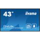 2. Iiyama 43 LH4360UHS-B2AG HDMI USB Monitor - 107,9 cm - 42,5"