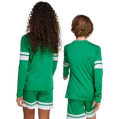 4. adidas Squadra 25 Langarm-T-Shirt für Kinder, Grün, JN7491