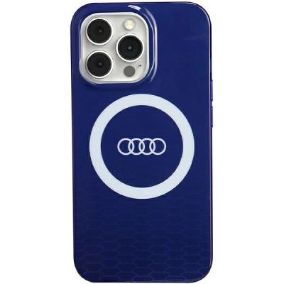Audi IML Big Logo MagSafe Hülle für iPhone 13 Pro / 13 - blau