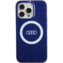 Audi IML Big Logo MagSafe Hülle für iPhone 13 Pro / 13 - blau