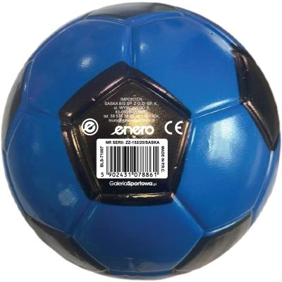 PU-Schaumstoffball 15 cm Blau Schwarz Enero