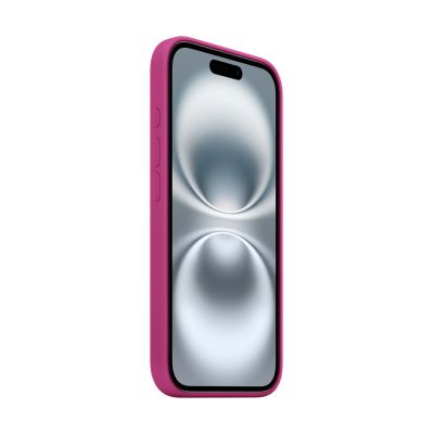 Apple iPhone 16 Silikonhülle mit MagSafe – Fuchsia