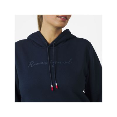 5. Rossignol W LOGO SWEAT HOOD FL marineblau