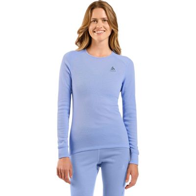 Odlo BL TOP Crew Neck S/S ACTIVE WARM Langarm Thermounterwäsche Größe M Blau