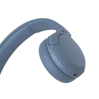5. Sony WH-CH520 Headset Kabelloses Kopfbügel-Headset Anrufe/Musik USB Typ-C Bluetooth Blau