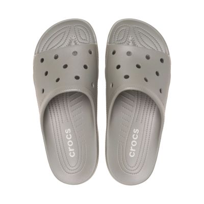 4. Crocs Saturday Slide Herren-Flip-Flops, grau, 213298 3J5