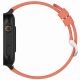 6. Gravity GT15-3 Smartwatch, rotes Silikonarmband + schwarzes Armband