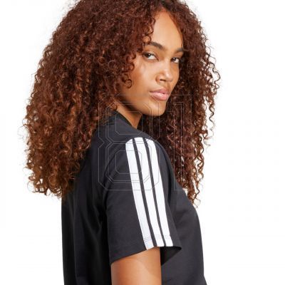 6. adidas Essentials 3-Streifen Baumwoll-T-Shirt W JM2393