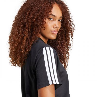 6. adidas Essentials 3-Streifen Baumwoll-T-Shirt W JM2393