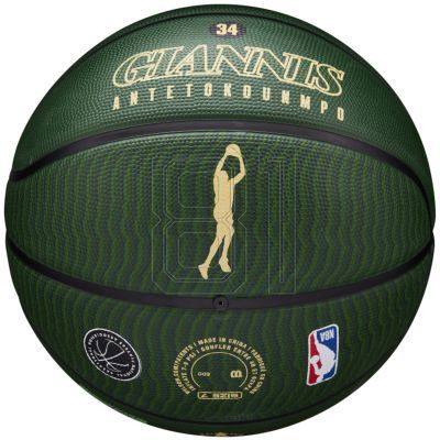 2. Wilson NBA-Spielersymbol Giannis Antetokounmpo Basketball WZ4006201XB 
