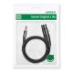 5. Ugreen Audiokabel 3,5 mm Miniklinke (männlich) – XLR (weiblich) 1 m schwarz (AV182)