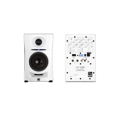 Paar weiße Monitore Kali Audio LP-UNF-WH
