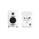 Paar weiße Monitore Kali Audio LP-UNF-WH