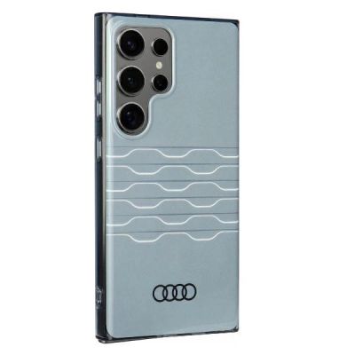 2. Audi IML Geometrisches Muster Case S24 Ultra S928 grau/grau Hardcase AU-IMLS24U-A6/D3-GY