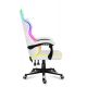 5. Huzaro Force 4.4 RGB Weißer Gaming-Stuhl