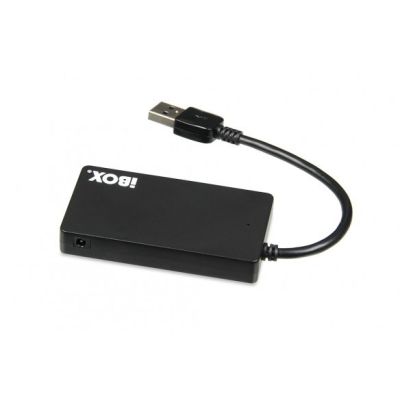 2. IBOX USB 3.0 Hub SCHWARZ 4-PORTS, SLIM IUH3F56 (4x USB 3.0; schwarz)