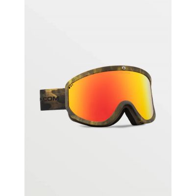 5. Volcom Footprints Snowboard-Winterbrille für Damen/Herren, Rot (VG0622303)