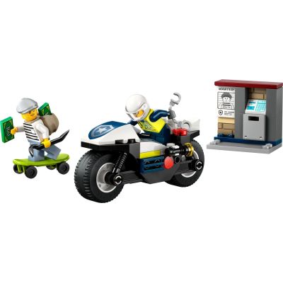 3. LEGO City 60455 Polizeimotorradverfolgungsjagd
