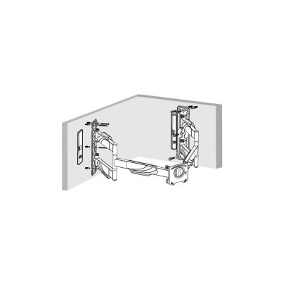 4. TV-Wandhalterung für LED/LCD 32–70" bis 45 kg AR-85, vertikal/horizontal verstellbar, ECKHALTERUNG 622 mm