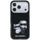 3. Karl Lagerfeld IML Karl&Choupette Bodies Sketch Print MagSafe Hülle für iPhone 17 Pro / 18 Pro - Schwarz