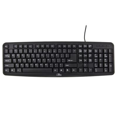 5. TITANUM TK102 Tastatur (PS/2; (US); schwarz)