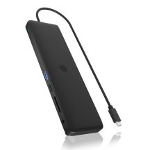 IcyBox USB Type-C Docking Station mit dreifacher Videoausgabe