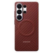 Samsung Carbon Magnet Case für Samsung Galaxy S26 Ultra, MagSafe-kompatibel – Rot