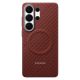 Samsung Carbon Magnet Case für Samsung Galaxy S26 Ultra, MagSafe-kompatibel – Rot