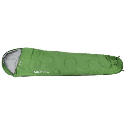 19. TOURISTEN-SCHLAFSACK NEPAL 210x80x50CM GREEN ENERO CAMP