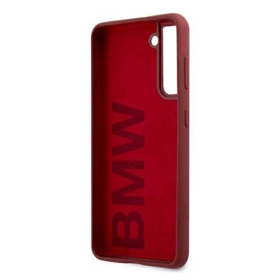 7. BMW Silikon-Signatur-Logo-Hülle für Samsung Galaxy S21+ – Rot
