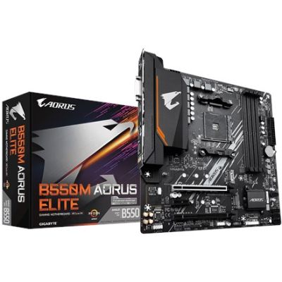 6. Gigabyte B550M AORUS ELITE Sockel AM4 Micro-ATX AMD B550 Mainboard