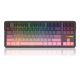 3. REDRAGON K728SP-RGB-PRO Antonium Pro Tastatur USB + RF Wireless + Bluetooth Schwarz, Pink