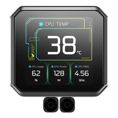 10. DeepCool Spartacus 360 Prozessor-Flüssigkeitskühlungsset 12 cm Schwarz