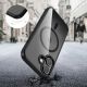 4. Tech-Protect MagMat MagSafe Case für iPhone 17 - Transparent Schwarz