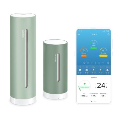 7. Netatmo NWS-M-EC Digitale Wetterstation, neuwertig, Netz-/Batteriebetrieb, WLAN